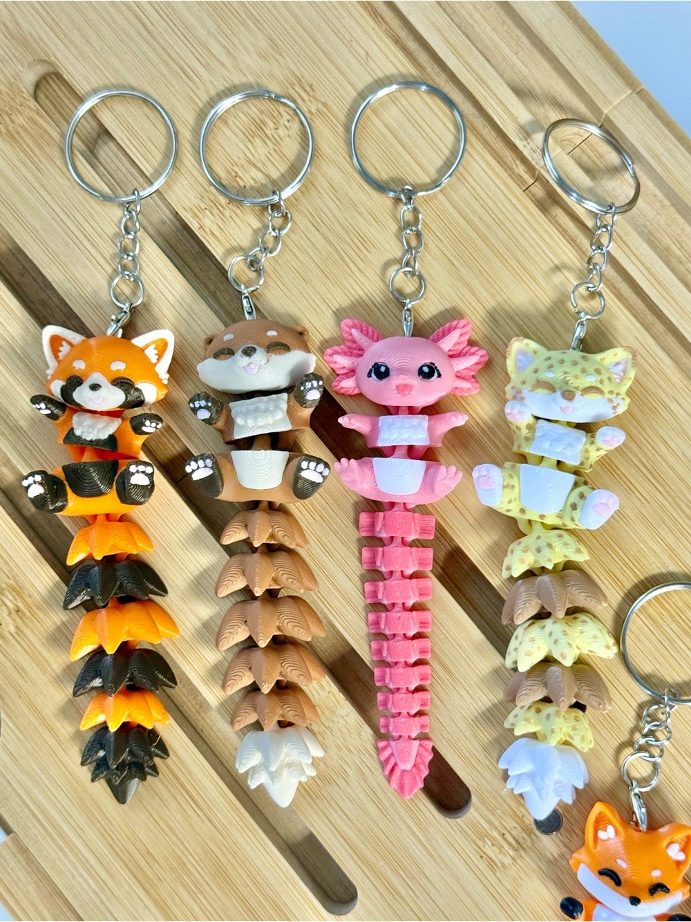 3D Wiggle Animal Keychain (1 piece) - Picture 5 of 5